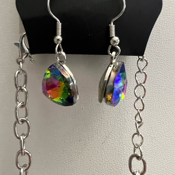 Paparazzi Vibrant Pink and Blue Necklace Set - Picture 3 of 3